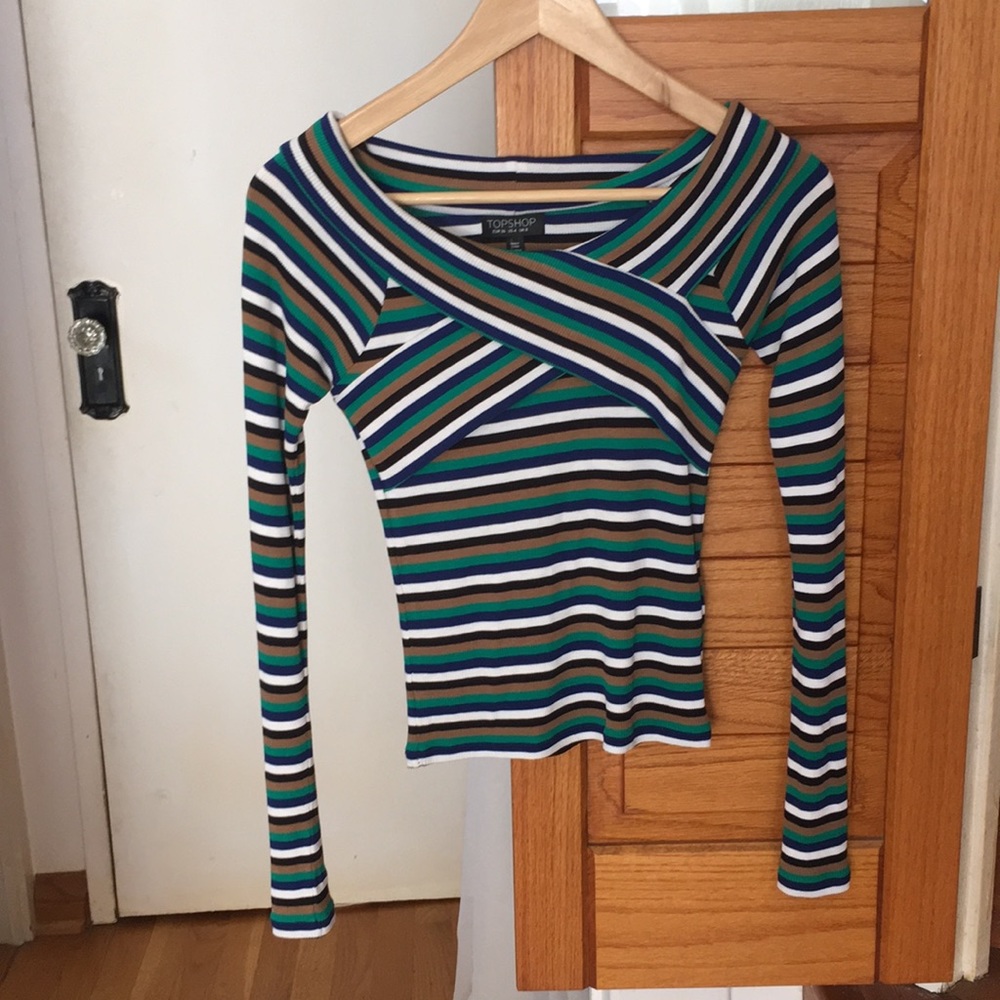 Topshop stripe shirt